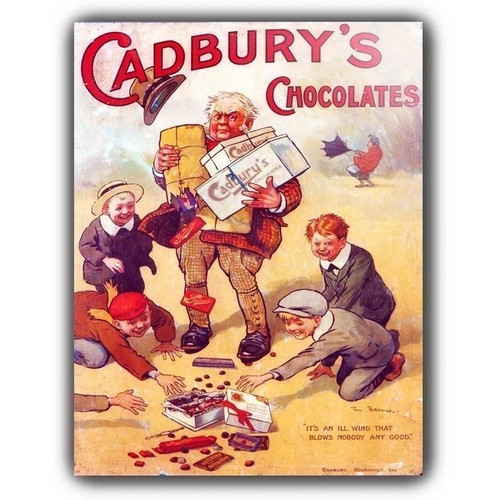 Cadbury chocolate metal - chocolate,