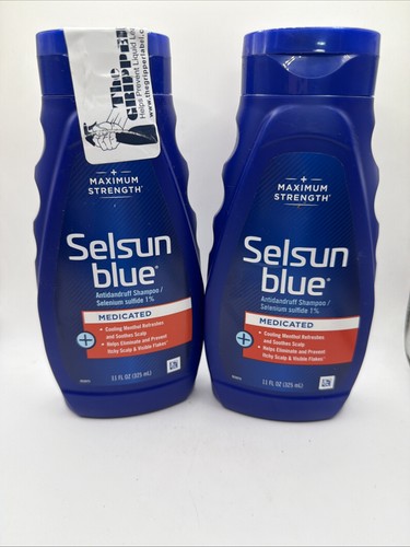 Selsun blue medicated dandruff - blue,