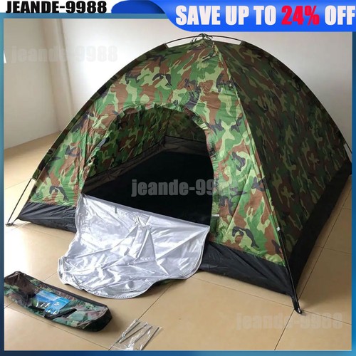 Man instant pop up tent - up,