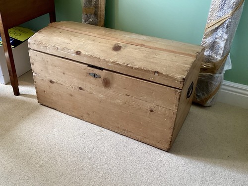Victorian antique pine - pine, domed