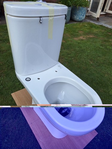 Toilet brand new close coupled - toilet,