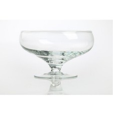Clear Glass Footed Fruits Bowl