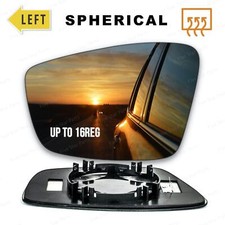 VW UP Left Passenger wing mirror glass 11-16 up to 16 reg door side Heated
