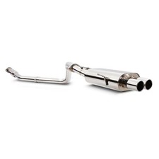 Stainless race exhaust catback - stainless,