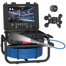 Sanyipace Sewer Inspection Camera, Drain Camera 12 LED Lights 5X Zoom 50 METRES