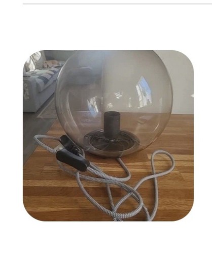 Ikea fado glass lamp smoked - glass,