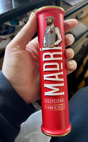 Madri beer tap handle - madri, font