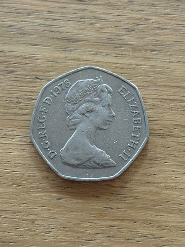 1978 old large - 50p, pence