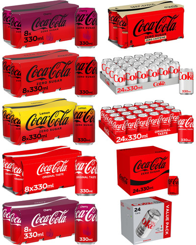 Coca cola pack x 330ml - 8,