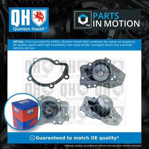 Water pump fits citroen - bx, 1.6