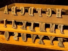 brass stamp letter finishing