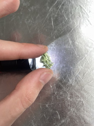 Moldavite tektite - moldavite,