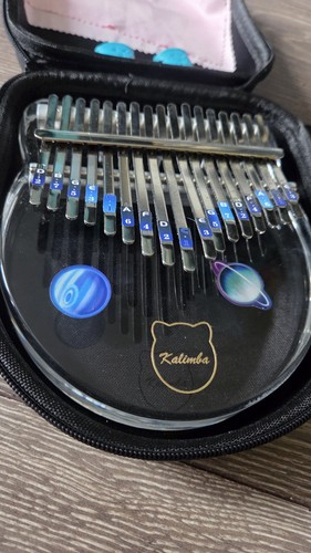 Key clear acrylic kalimba - clear,