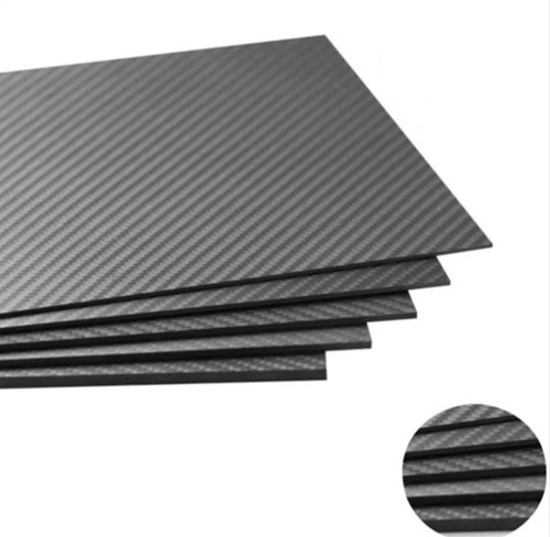 Carbon fibre sheet - carbon, genuine
