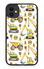 Building Site Rubber Phone Case Constructions Truck Trucks Cars Builder DE12
