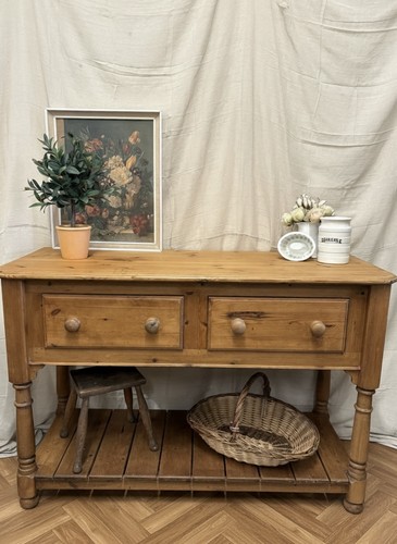 Large vintage pine - vintage, console