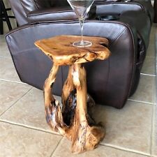 Rustic Cedar Root Flower Stand