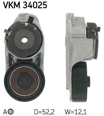 Tensioner pulley ribbed - tensioner, belt