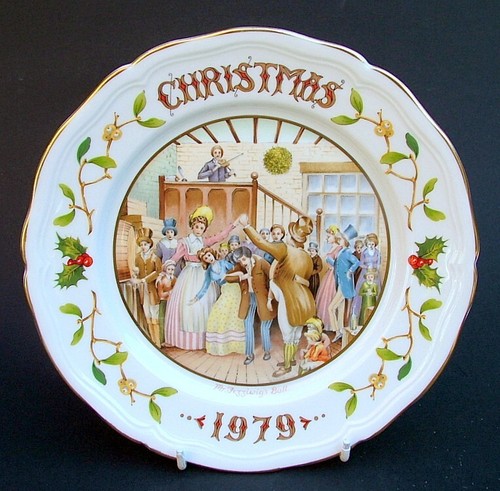Aynsley 1979 xmas plate 5cm - 1979,