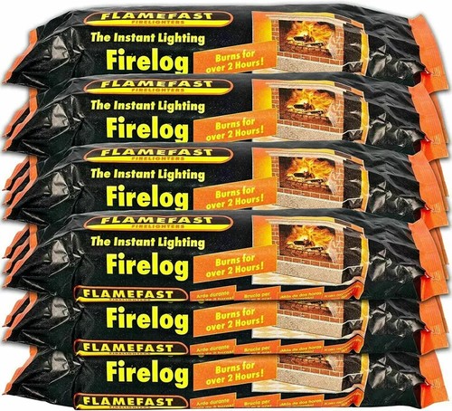 Flamefast fire logs smokeless - flamefast,