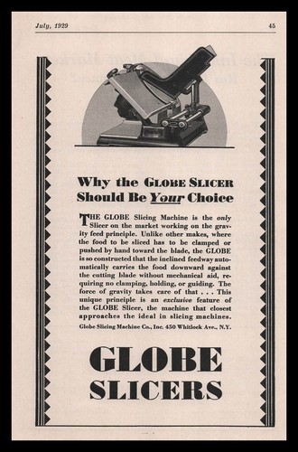 1929 globe slicing - globe,