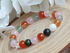 PCOS, FERTILITY, HORMONE BALANCING - CRYSTAL HEALING GEMSTONE BRACELET 8 or 4 mm