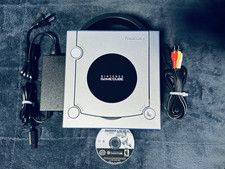 Nintendo GameCube Platinum Silver Console Bundle DOL-101 - TESTED! 