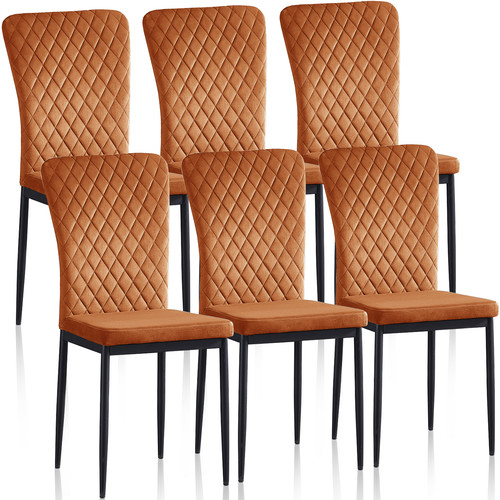 6pcs velvet dining - 4/6pcs,