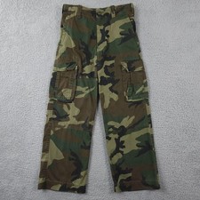 Rothco Cargo Pants Boys Medium Vintage Camo Military Green BDU Army Trousers