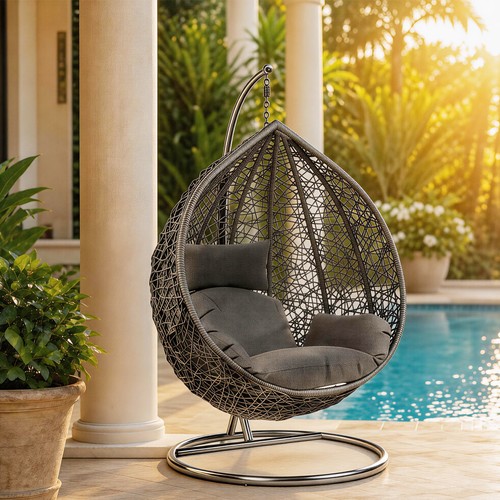 Rattan swing egg chair - egg,