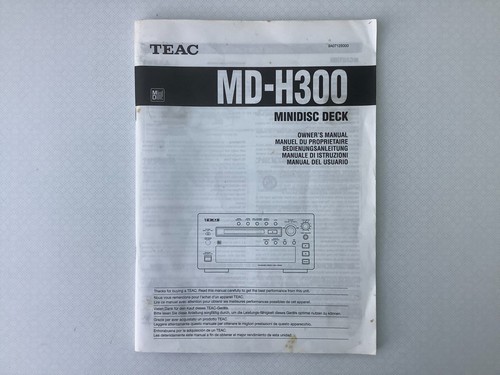 Teac h300 mini disc - teac,