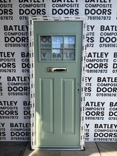 NEW EXTERNAL CHARTWELL GREEN SOLID CORE COMPOSITE DOOR 881x2113mm *1912