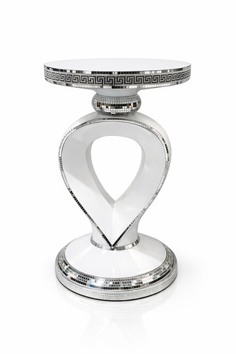 White venetian mirrored table - mirrored,