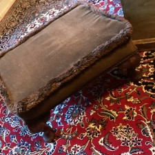 Vintage Sherborne Style foot stool pouffe  19 X13 X 10 Inches