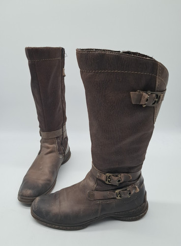 Tamaris brown leather - tamaris, mid-calf