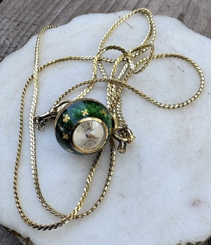 Vintage bucherer green - bucherer, enamel