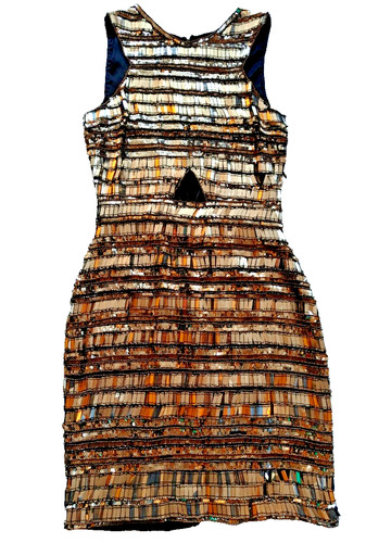 Gold sequin statement dress - statement,