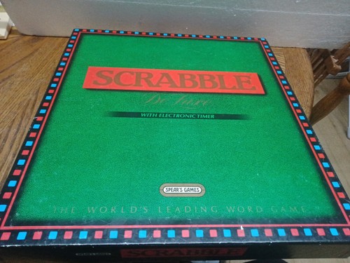 Vintage scrabble deluxe 1988 - vintage,