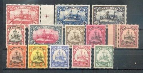 Caroline islands set or - set,
