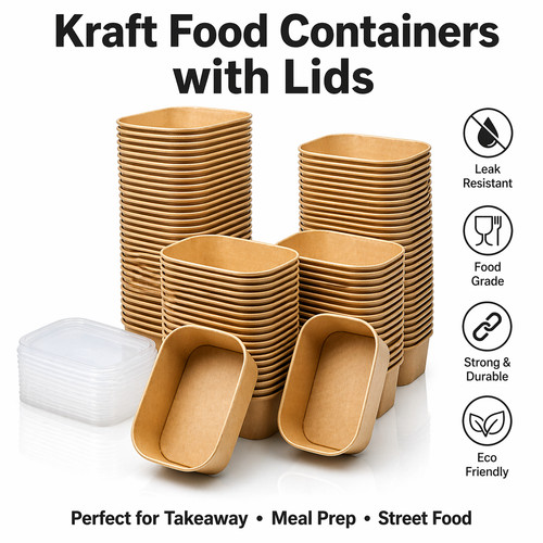 Kraft food containers with - food,