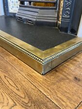 Antique Vintage Brass Fireplace Fire Fender Fire Surround Fire Guard