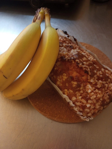 Home made banana loaf cakes - made, x