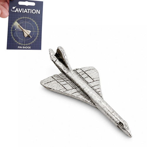 Concorde plane pin badge - concorde,