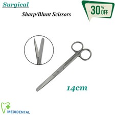 Surgical Operation Blunt Scissors 14cm Soft Tissue Dissection