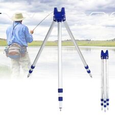 Portable Folding Fishing Rods Tripod Stand Rest Tackle for Outdoor Sea Beach UK