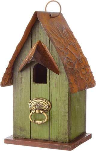 Bird houses for outside - outside,10", h