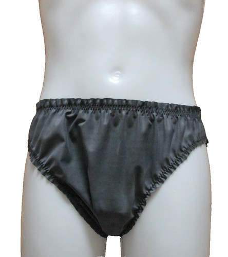 Black latex panties rubber mix - latex,