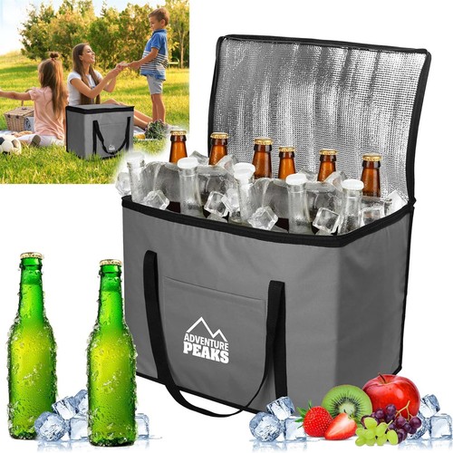 Cooler bags insulated grey - cooler,