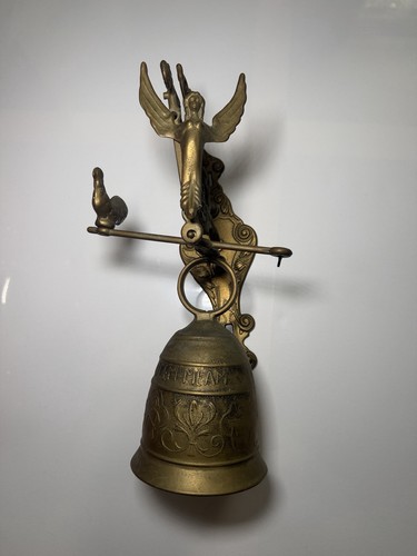 Vintage brass angel bird - brass, &