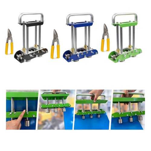 Metal sheet edge roller bender - edge,